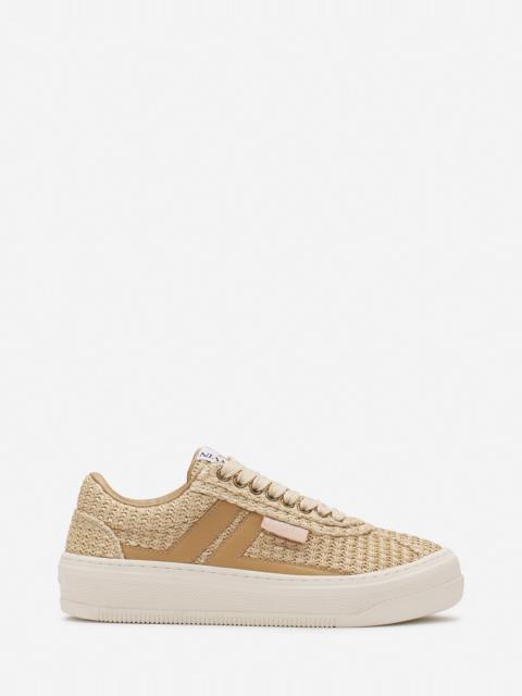 Lanvin LANVIN CASH RAFFIA SNEAKERS