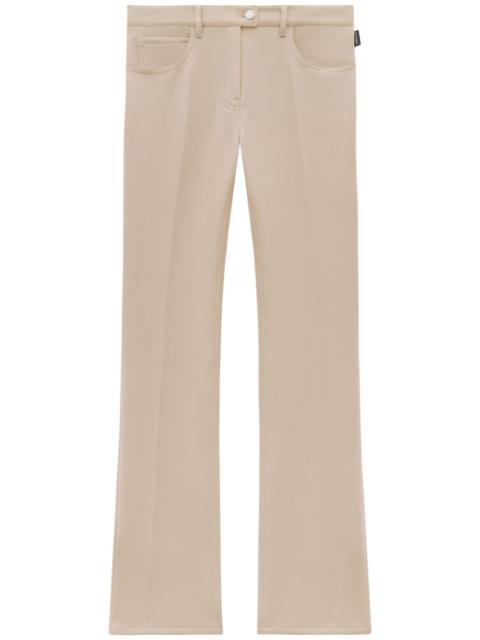 courrèges twill bootcut trousers