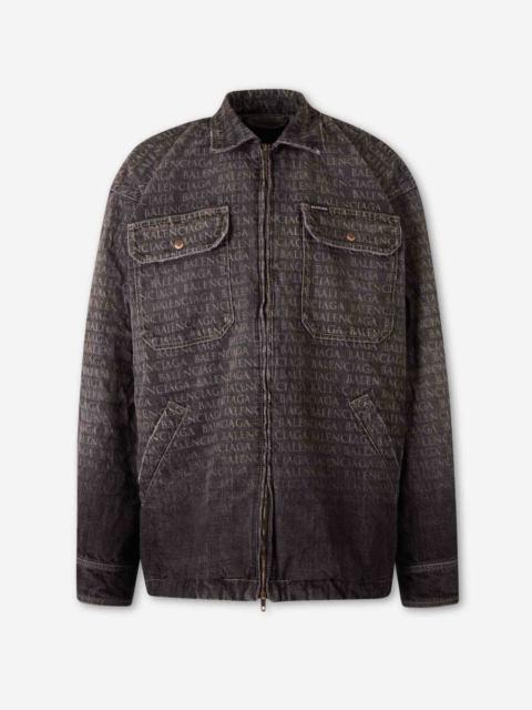 BALENCIAGA LOGO DENIM JACKET