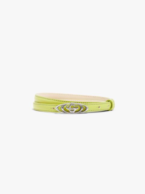 Lime Mini Warped Logo Belt | Casablanca Paris
