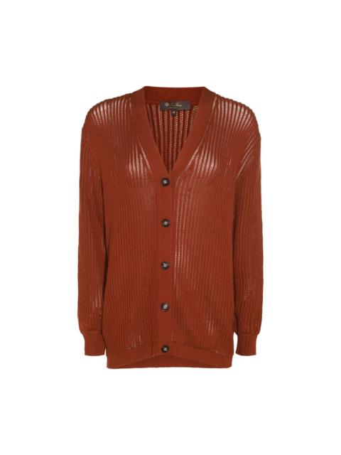 Loro Piana brown silk knitwear