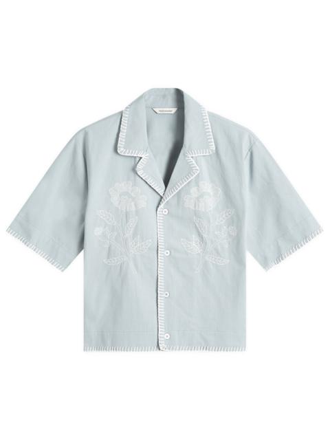 Holzweiler Holzweiler Gorti Cropped Embroidered Shirt