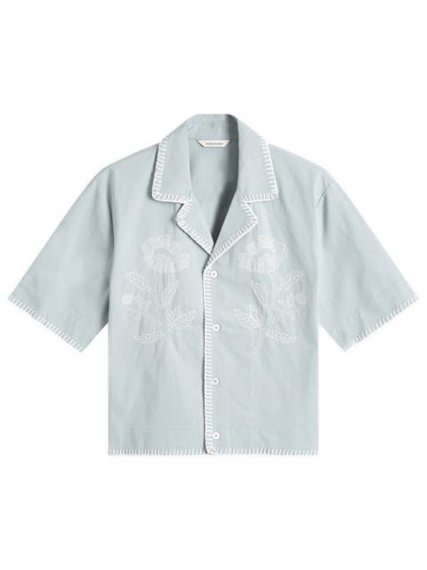 Holzweiler Gorti Cropped Embroidered Shirt