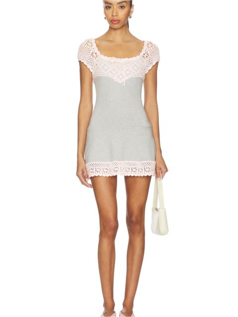 Frankies Bikinis Lover Cloud Knit Mini Dress