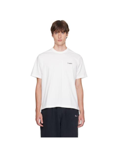 VETEMENTS White 'T-shirt Definition' T-shirt