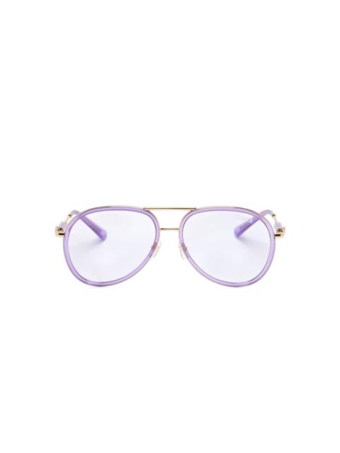 VERSACE pilot-frame sunglasses