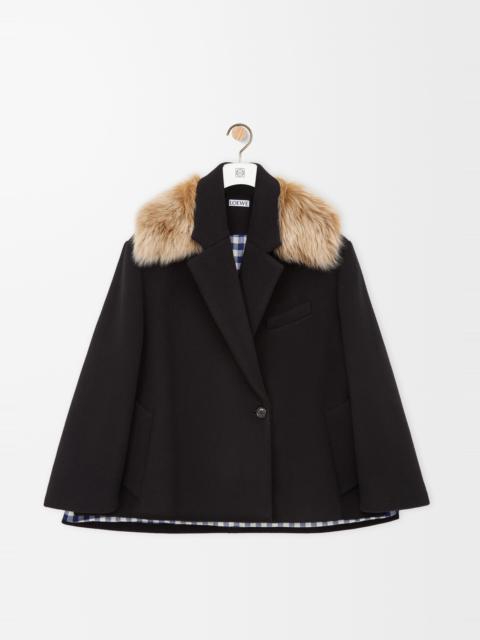 Loewe Short coat in wool and cashmere