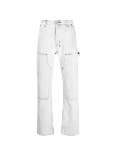 Ksubi panelled straight-leg jeans