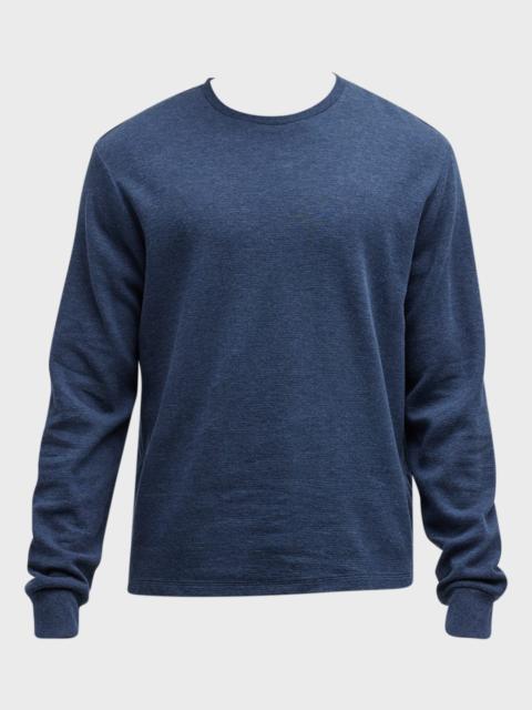 FRAME Men's Duo Fold Cotton Crew Sweater
