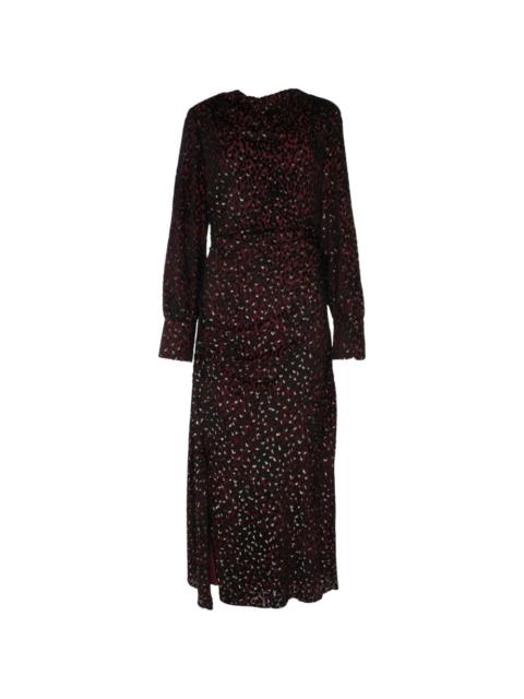 SIMKHAI Ashby draped midi dress