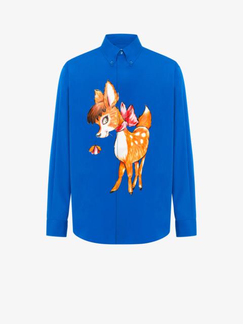Moschino ILLUSTRATED ANIMALS POPLIN SHIRT