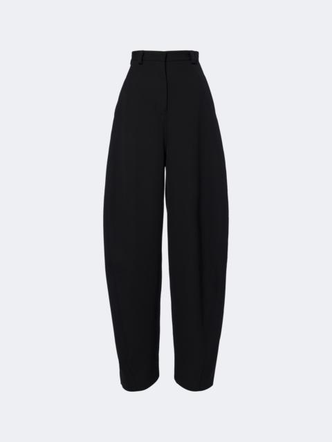 BALENCIAGA Wool barrel-leg pants