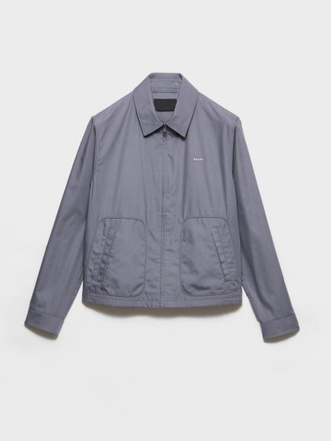 Prada Technical cotton zipper blouson jacket