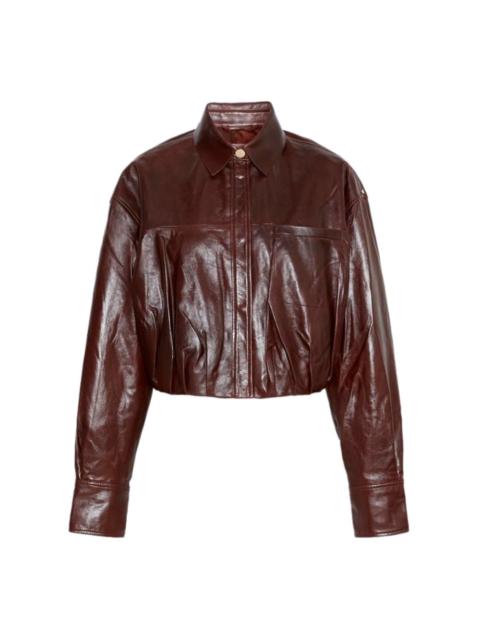 Sportmax `Liuti` Leather Jacket