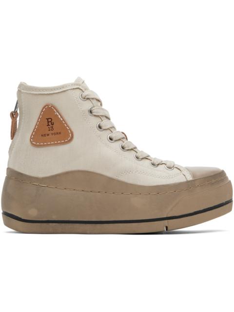 R13 Off-White Kurt Sneakers