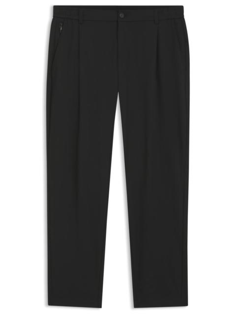 BOSS RELAXED-FIT PANTS WITH FRONT PLEATS