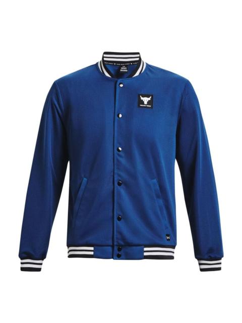 Under Armour Under Armour Project Rock Mens Varsity Jacket 'College Blue' 1377437-471