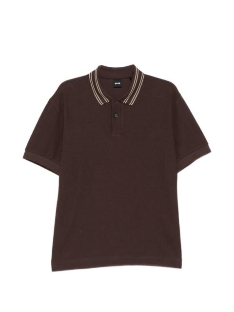 BOSS cotton polo shirt