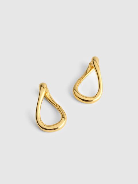 Madewell Front-Back Twisted Large Hoop Earrings