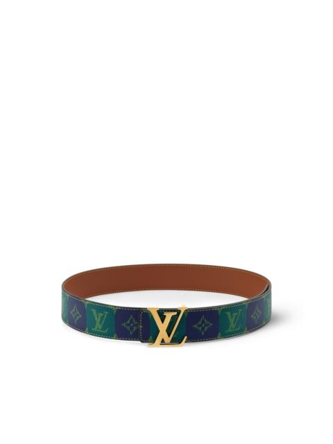 Louis Vuitton LV Initiales College Monogram Heritage 40mm Reversible Belt