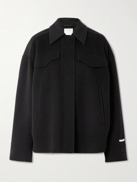 Sportmax Cantore Belted Wool-felt Jacket