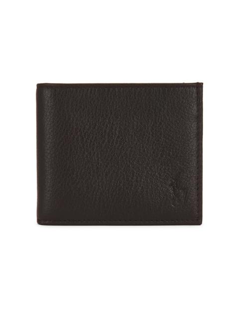 Polo Ralph Lauren Pebbled Bifold Wallet