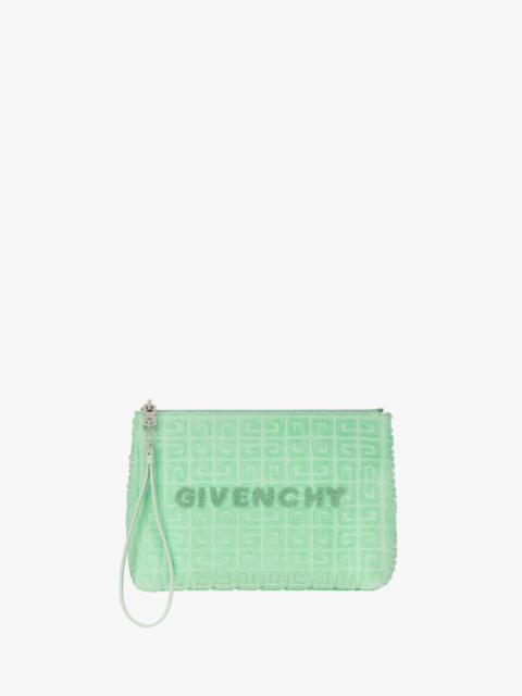 Givenchy GIVENCHY TRAVEL POUCH IN 4G COTTON TOWELLING