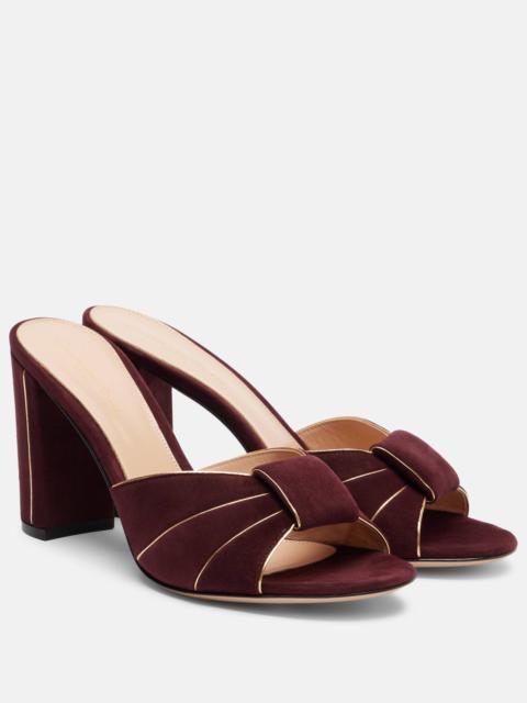 Gianvito Rossi Suede mules