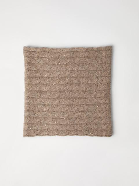 Brunello Cucinelli Dazzling mohair knit snood