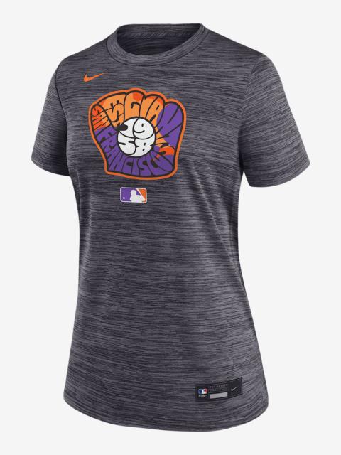 Nike San Francisco Giants Authentic Collection City Connect Velocity Women's Nike Dri-FIT MLB T-Shirt