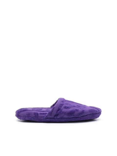 towelling-logo slippers
