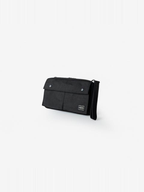 Iron Heart POR-SMO-SHL-BLK Porter - Yoshida & Co. - Smokey 2Way Shoulder Bag - Black