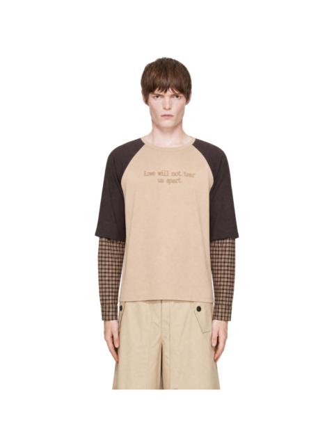 EGONLAB Brown Tinder x Safe Place Edition 'Love' T-shirt