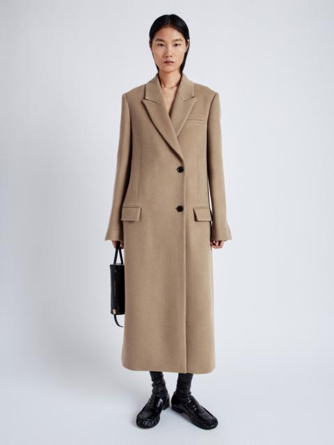 Proenza Schouler Reed Coat in Brushed Melange Wool