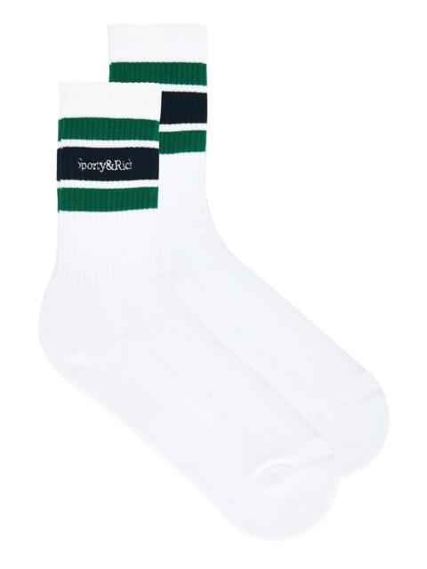 Sporty & Rich Serif Logo Socks