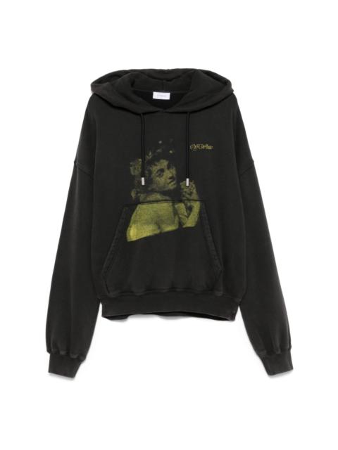 graphic-print hoodie