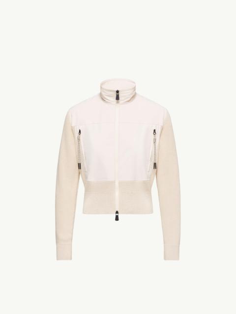 Moncler Grenoble Padded Zip-Up Cotton Cardigan