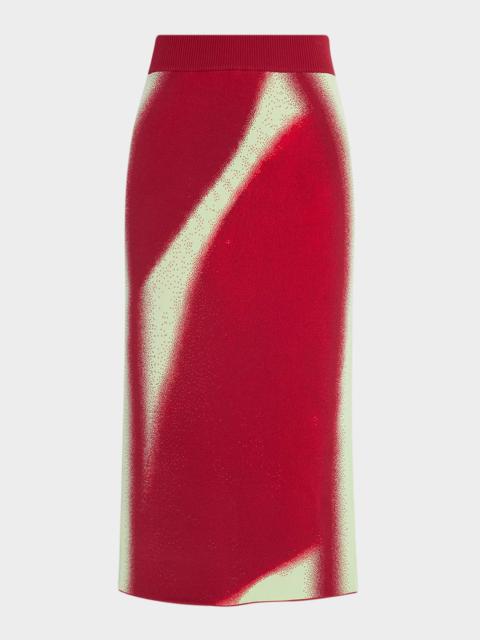 PH5 Sophie Cherry Midi Skirt