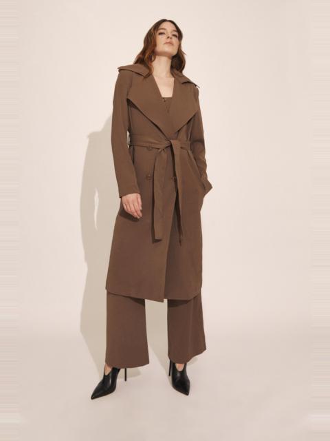 BARDOT Kira Trench Coat In Brown