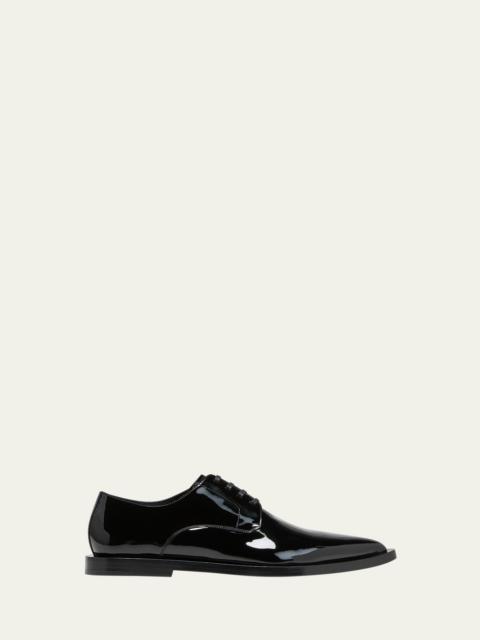 Dolce & Gabbana Men's Vernice Patent Leather Derby Shoes