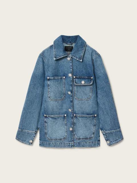 ALLSAINTS BEX OVERSIZED DENIM JACKET