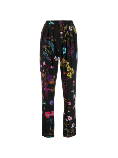 Stella McCartney floral print tapered trousers