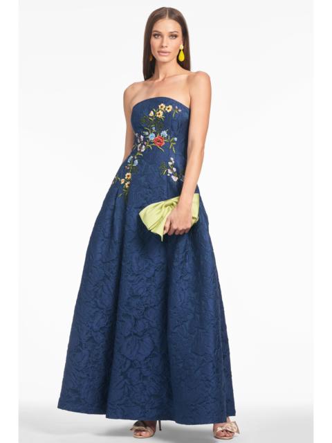 SACHIN & BABI Belle Gown - Midnight
