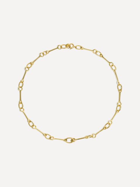 By Pariah 14ct Gold Signature Link Necklace
