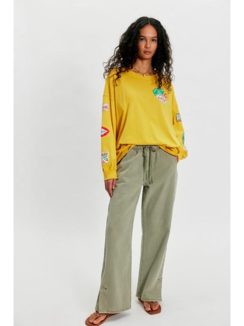 ONE TEASPOON OneTeaspoon Roadhouse Wide-Leg Drawstring Jeans