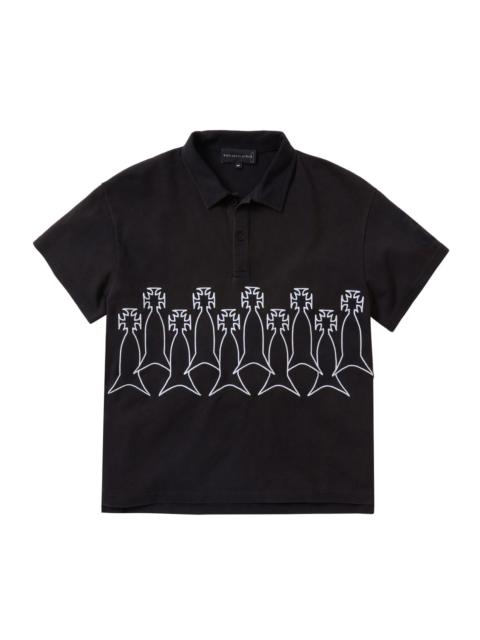 WHO DECIDES WAR CRUCIFORM POLO