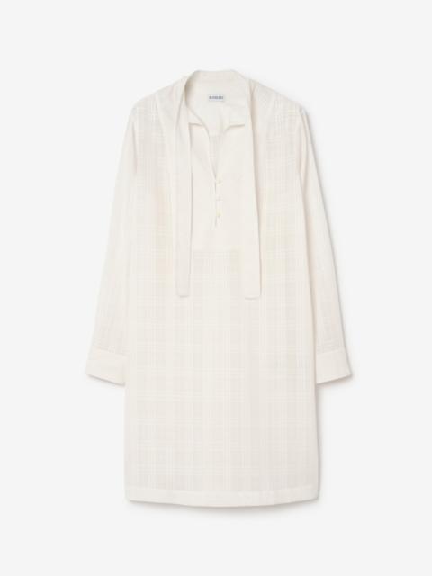 Burberry Check Cotton Voile Dress