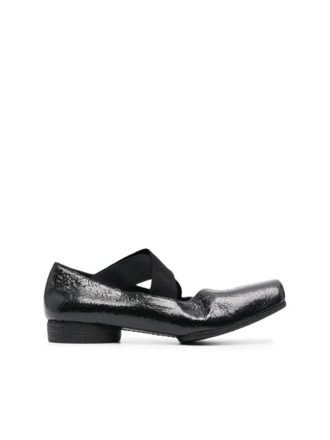 UMA WANG square toe ballerina shoes
