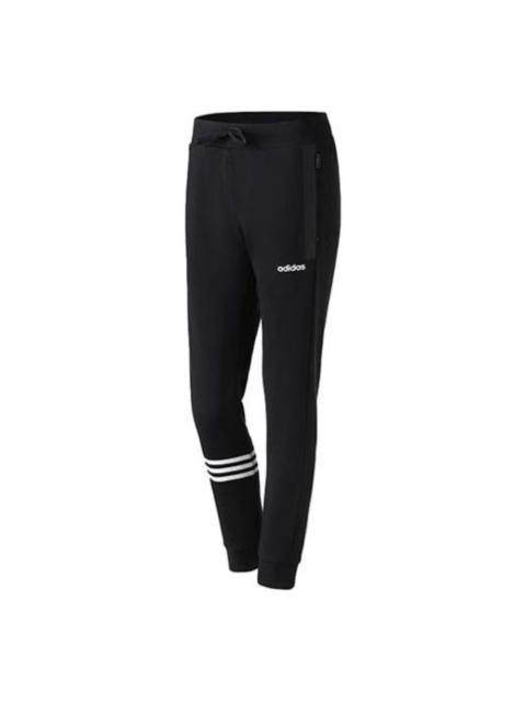 (WMNS) adidas Essentials Motion Pack Pants Asia Sizing 'Black White' DT7282