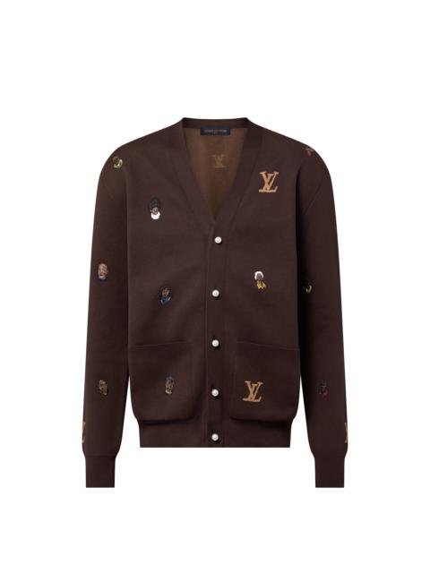 Louis Vuitton Embroidered Cotton Cardigan